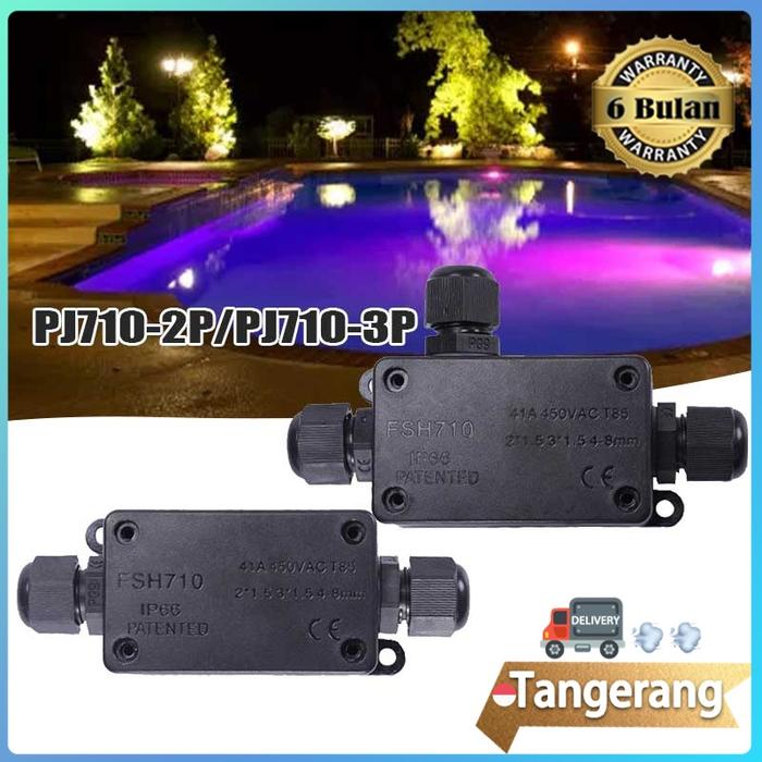 Konektor Kabel Kotak Junction Box Box Kotak Waterproof IP66 Tahan Air Anti Air Penyambung Kabel Besa