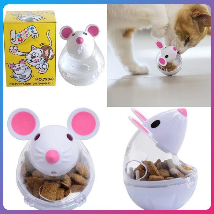 Mice Tumbler Cat Food Toy Btere Cat Food Feeder Leak Food