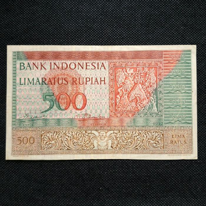 Uang Kuno 500 Rupiah Seri Budaya Tahun 1952 Tanpa Cap - XXS 025542