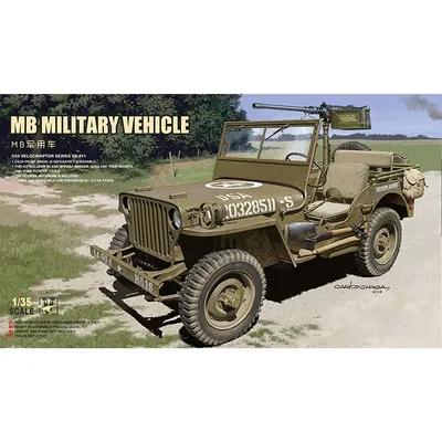 MENG VS-011 1/35 MB Military Vehicle Comes With Machine Gun U.S Assembly Car Building Model Kit Hobb