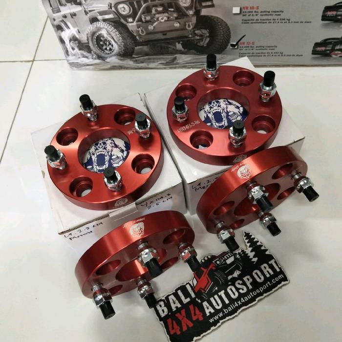 Adaptor Velg PCD 4x114.3 Tebal 2.5cm Merk FOGER Heavy Duty - Spacer Roda Mobil Kijang Avanza Panther