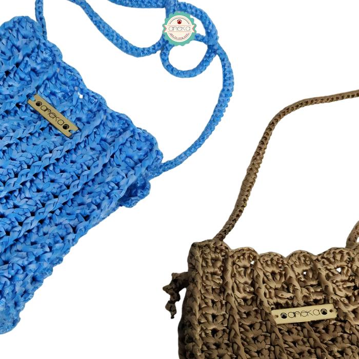 ANEKA - Tas Selempang Wanita Rajut By Aneka Benang