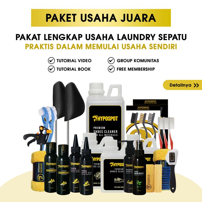 Hypospot Paket Lengkap Juara Hypospot - Paket Laundry Cuci Pembersih dan Pemutih Sepatu - Cleaner Sh