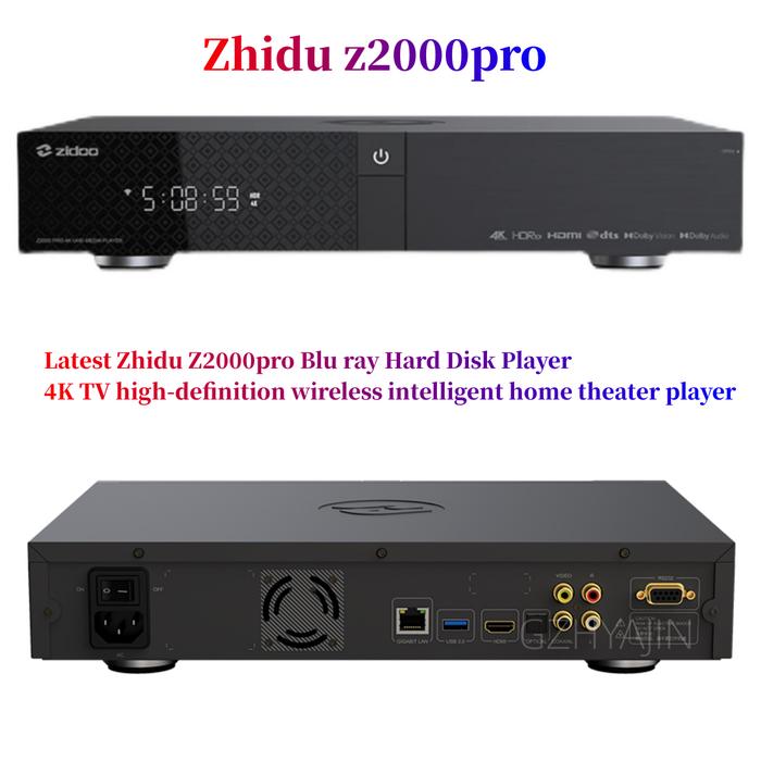 Latest Zhidu Z2000pro Blu ray Hard Disk Player 4K TV HD Wireless Intelligent Home Theater Player