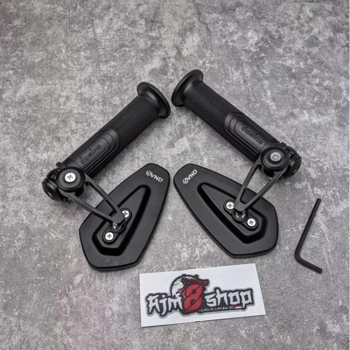 [SR] Paket Handgrip RCB HG55 Handle Grip Handgrip Rcb Original + Spion Jalu Oval Bar End VND Univers