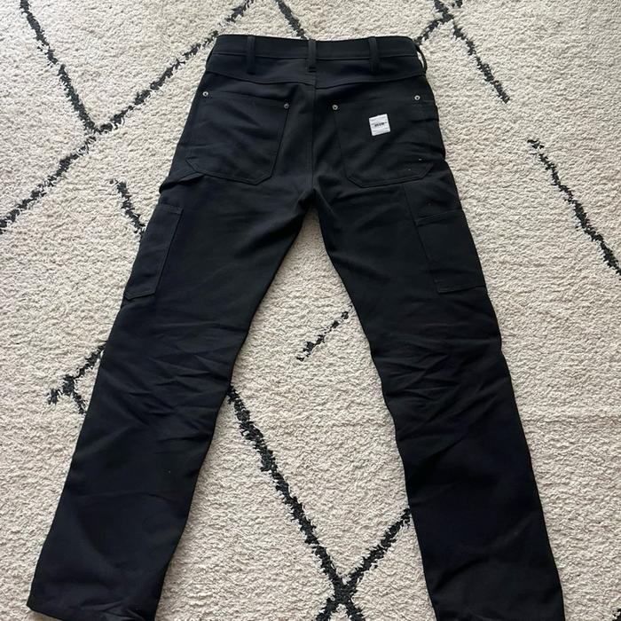 Aye & Co Pontiff Double Knee Pants Size 31 Black Denim 2nd