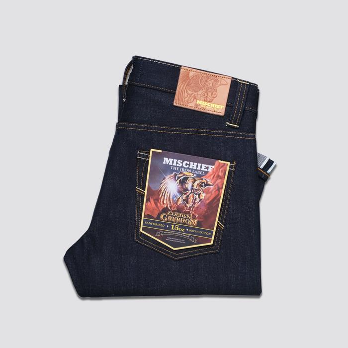 Mischief Denim - GOLDEN GRYPHON IL SL - 001 15oz - Iron Label Selvedge Denim