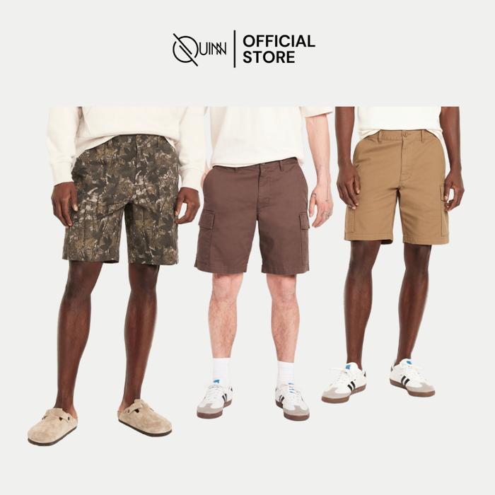 Old Navy Chino Cargo Short Pants Straight Lived In Pocket Celana Pendek Kargo Saku Depan Belakang Pr