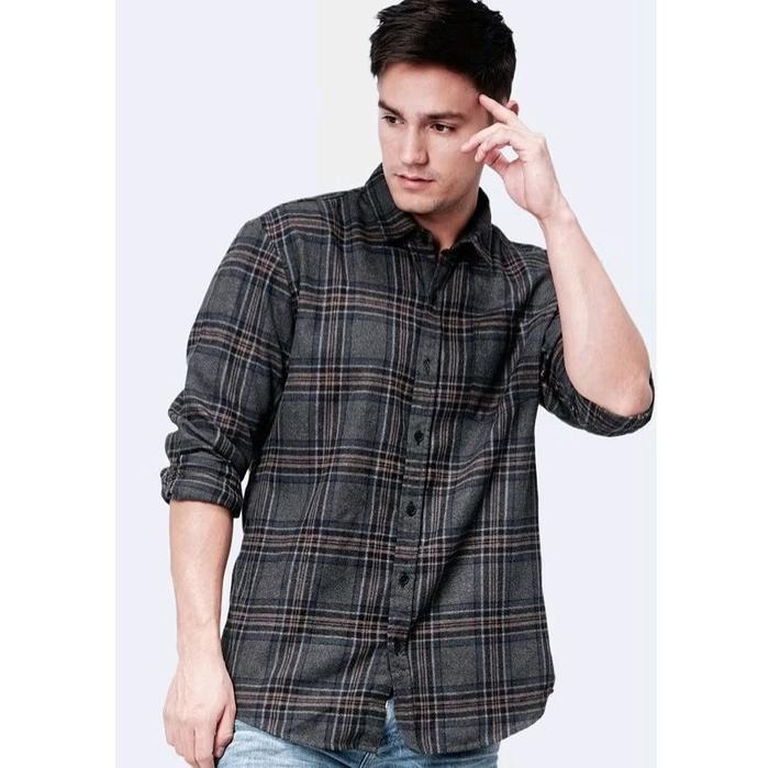 BOMBBOOGIE KEMEJA FLANEL PRIA ORIGINAL STORE REGULER FIT