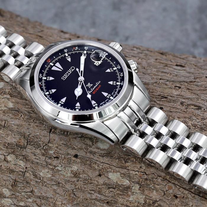 20mm MILTAT Angus J Louis Rantai Jubilee untuk Jam Tangan Seiko Alpinist SARB017 SPB377 SPB159 denga