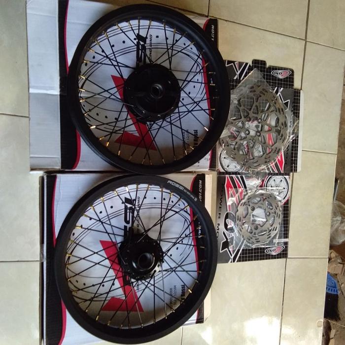 Velg Set Jari Jari Suzuki Satria Fu Tapak Lebar / Ready Stok / New / Spesial