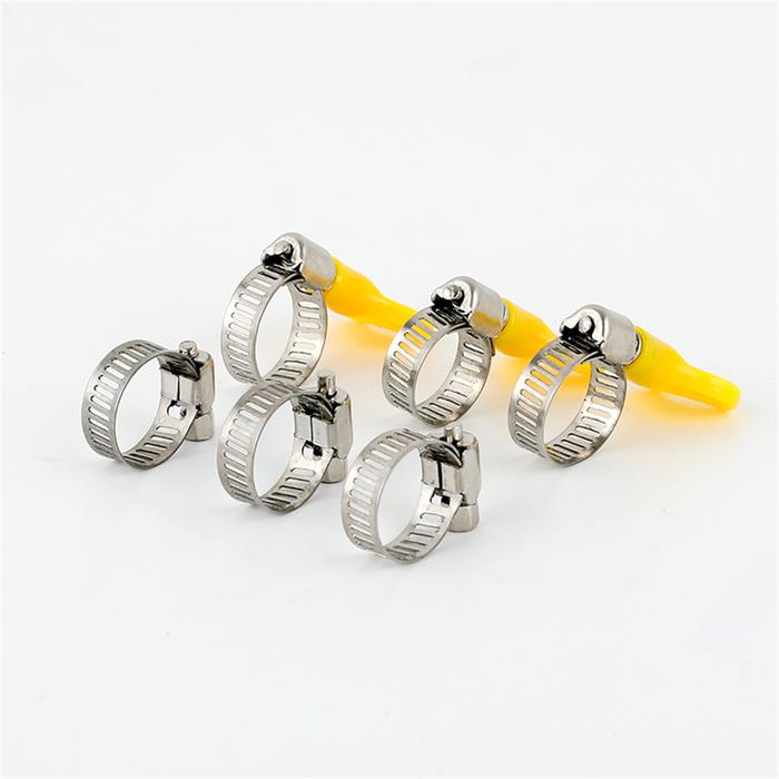 304 Stainless Steel Gas Natural Gas Hose With Hose Clamp Clamp Hoop