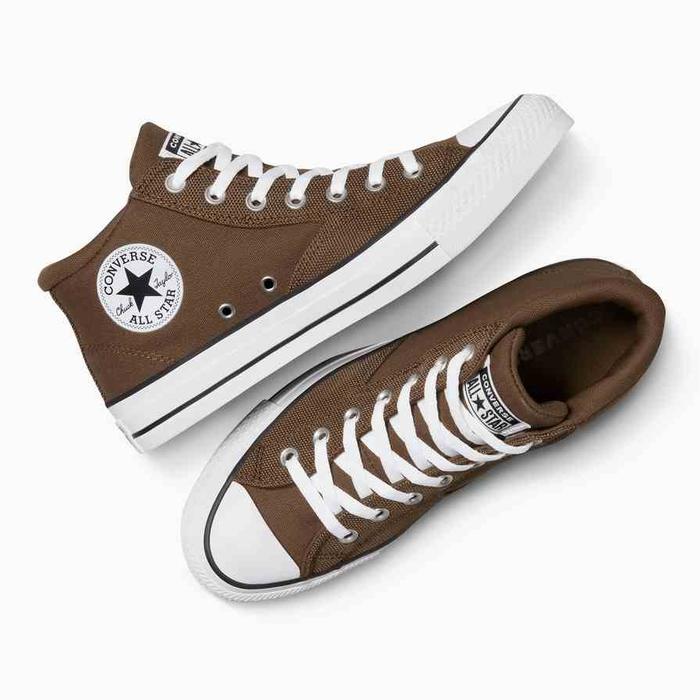 Sepatu Converse Chuck Taylor Allstar Malden Street Mid Brown Men Sneakers Casual Style Lifestyle Ori