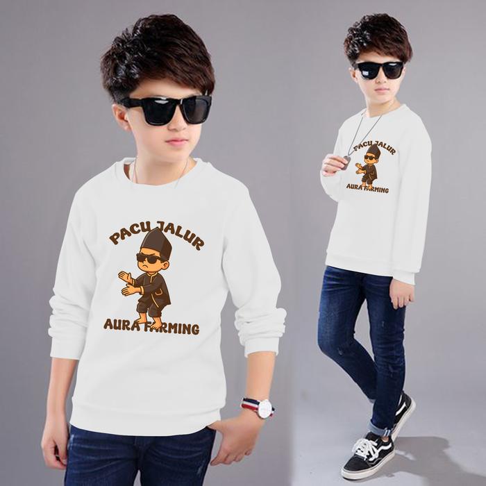 Kaos Pacu Jalur viral Kaos aura farming baju anak pacu jalur aura farming