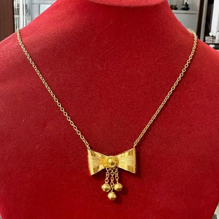 kalung pita emas 24k (LM ) emas 99,99%