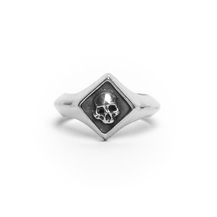 Noctus Ring - Blackencult (Cincin Fashion Handmade - Silver)