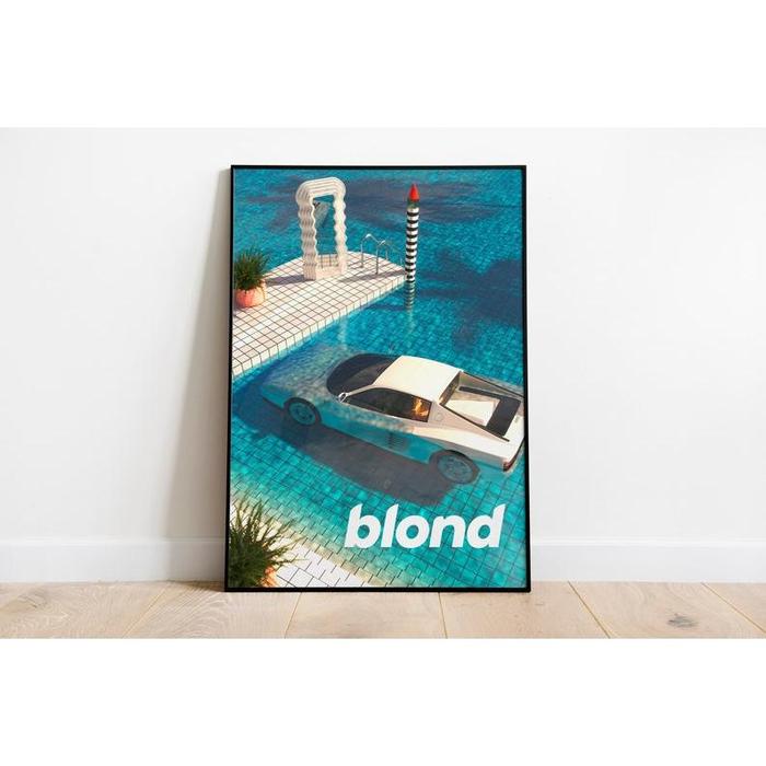 Frank Ocean Poster, Blond Poster, Blond Ferarri Poster, Frank Ocean Wall Art, Frank Ocean Print, Dor