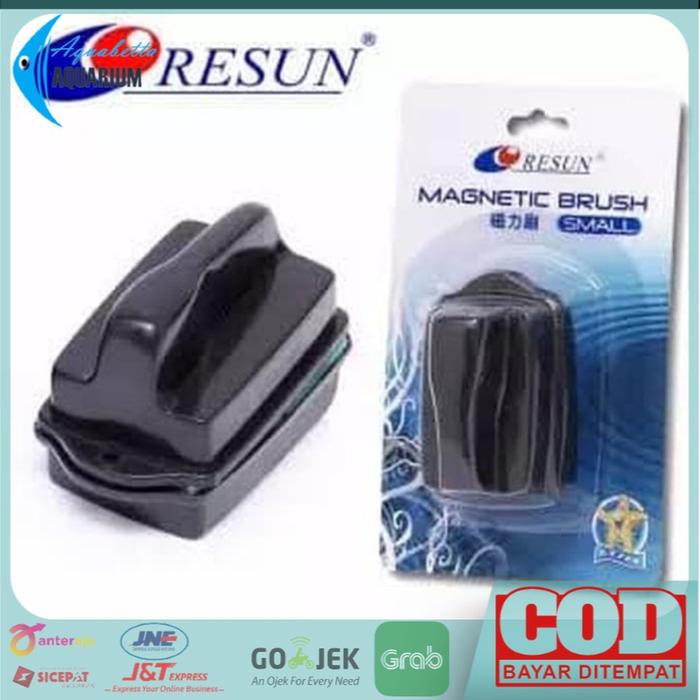 Pembersih kaca Aquarium Magnet Mini Resun S Aquascape Aquarium Brush