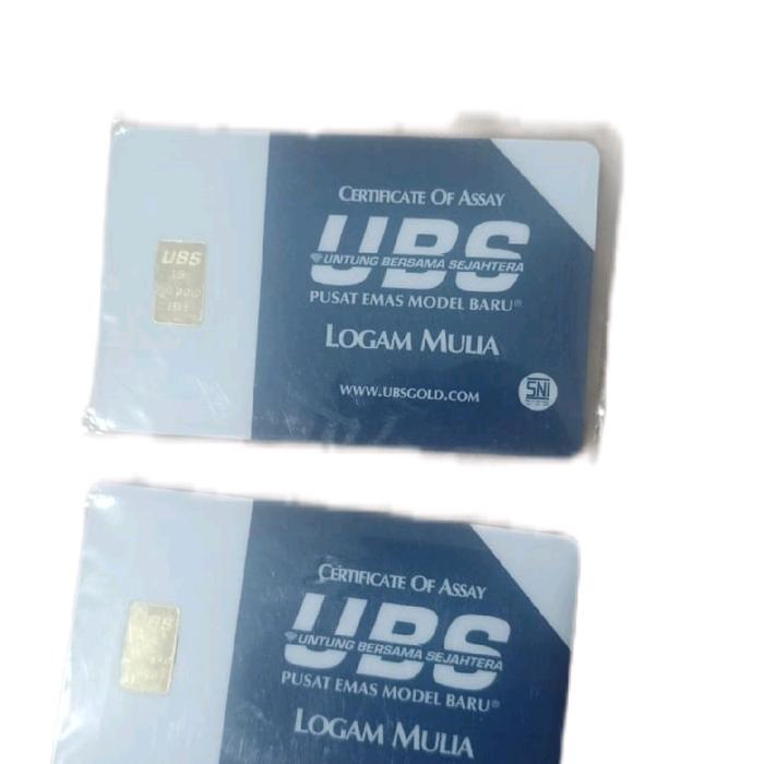 Emas 24K produksi UBS 1 gram