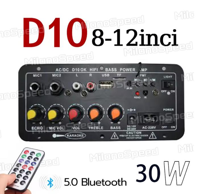 30-120W Amplifier ard 7.4V Papan Decoder Amplifier Audio Bluetooth Speaker Amplifier ard Daya Pemuta