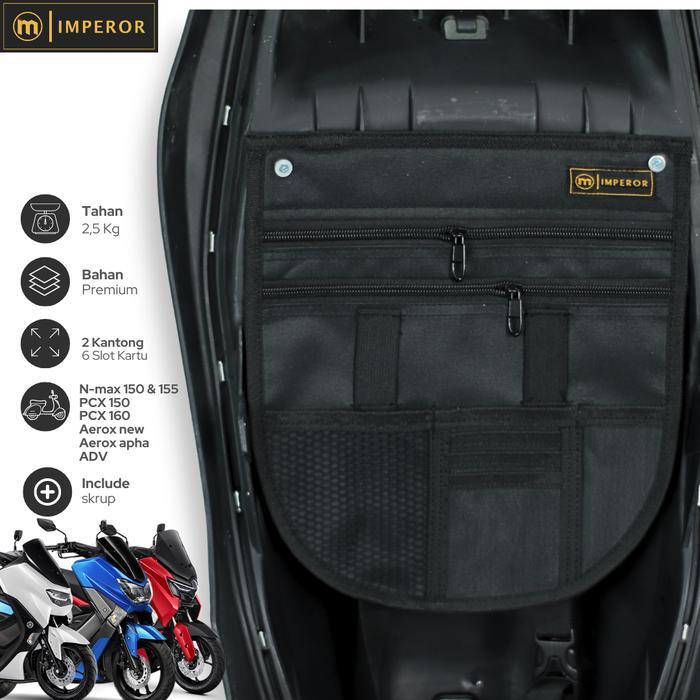 Terbaik TAS JOK YAMAHA N-MAX// TAS ORGANIZER YAMAHA N-MAX// KANTONG JOK N-MAX Terimakasih