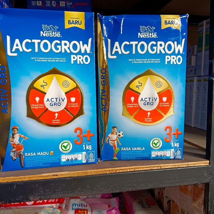 lactogrow 3+madu vanila 1kg