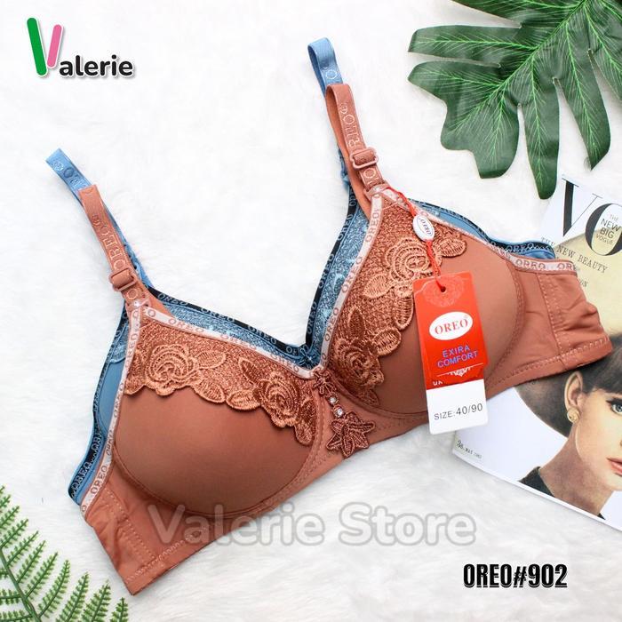 BRA PUSH UP WANITA OREO 902 / BH PEREMPUAN KAIT 2 BRUKAT