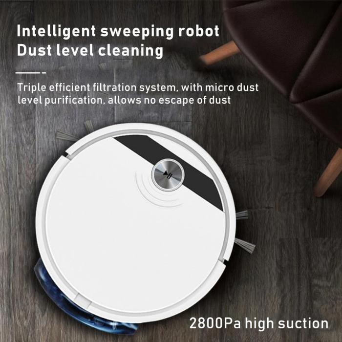 Robot Vacuum Cleaner 2800PA Smart Remote Control Wireless