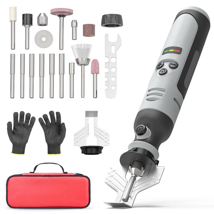 Cordless Chainsaw Sharpener, Electric Handheld Chainsaw Sharpening
