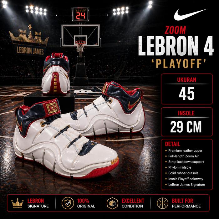 Nike Zoom LeBron 4 'Playoff