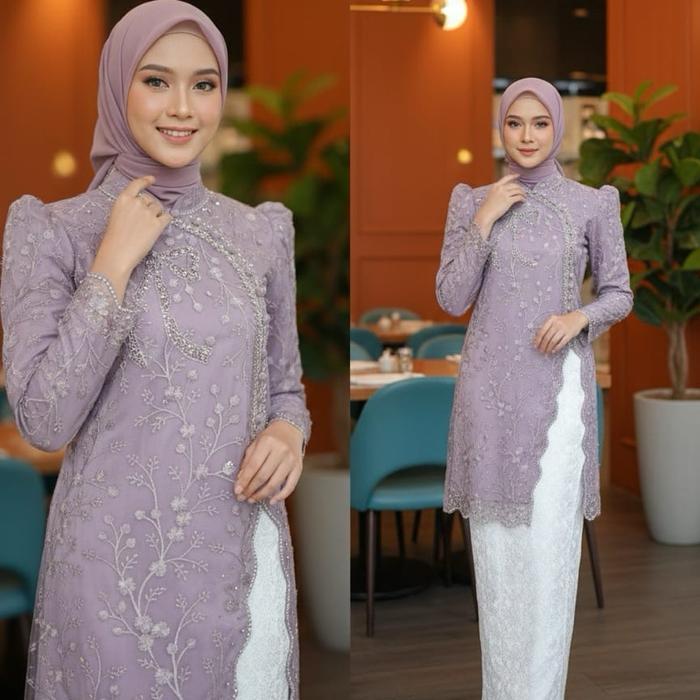 Atasan Tunik Nahla Wanita Elegan Nyaman dipakai Free Hijab Terbaru