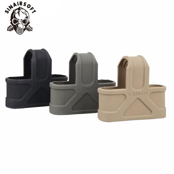 SINAIRSOFT 10 pcs / 5.56 NATO Cage Fast Mag Rubber Loops Magazine