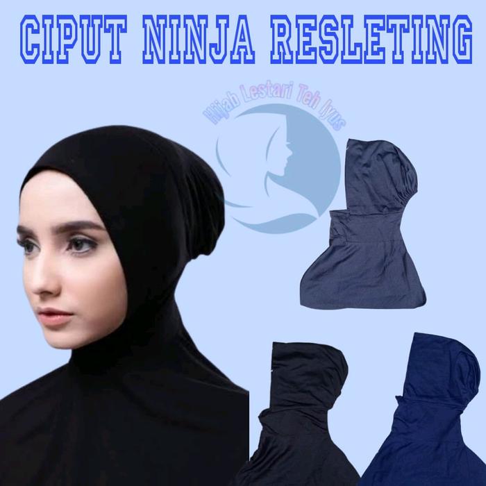 Ciput Ninja Resleting// Daleman Ninja Resleting Jilbab