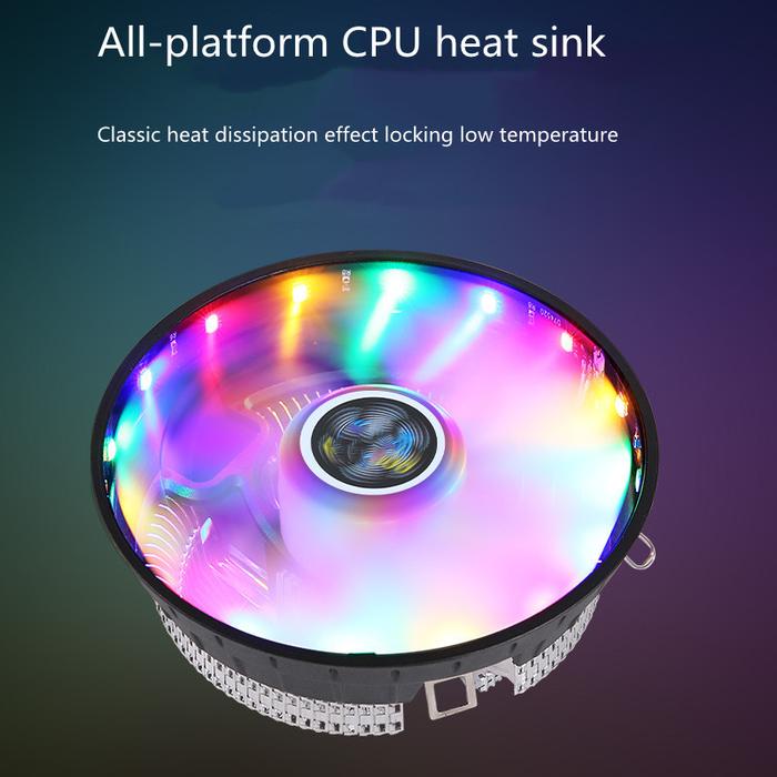 LED Lights CPU Radiator Ultra-Quiet I3i5i7i9i10i11amd Desktop