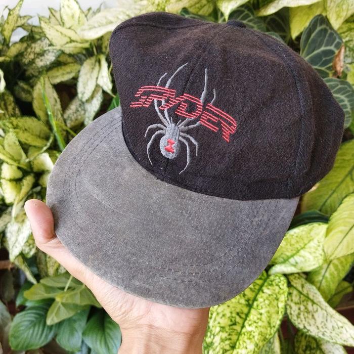 vintage Spyder Twotone Cap Topi Bahan Wool