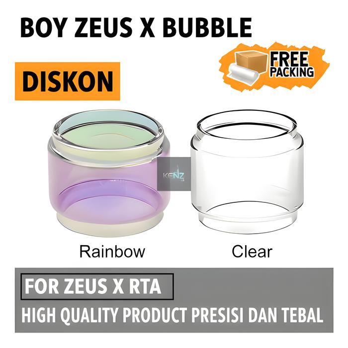 DISKON Fat Boy ZEUS X RTA Rainbow Bening Expansi Glass Replacement Ready