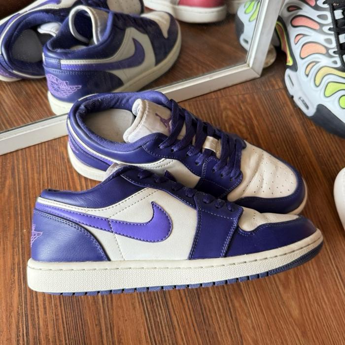 Nike air jordan 1 low action grape murah - sneakers second market