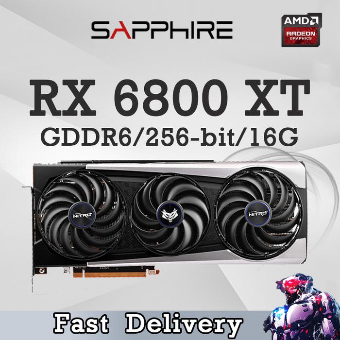 Sapphire RX 6800XT 6800 XT RX6800 Nitro + 16GB GPU Video Card Gaming