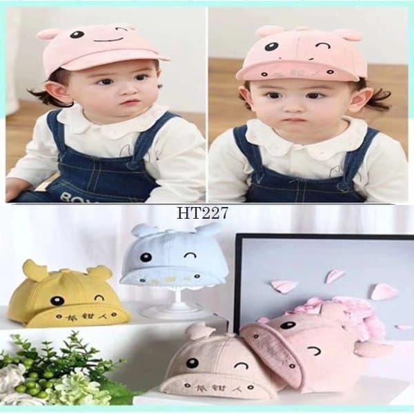TOPI32 TOPI ANAK CAP EAR SMILE HAT