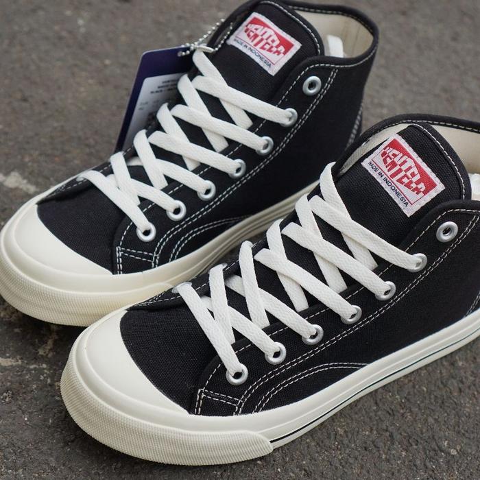 SEPATU Ventela Basic High Black Natural VENTELA BASIC TINGGI HITAM PUTIH SEPATU SEKOLAH