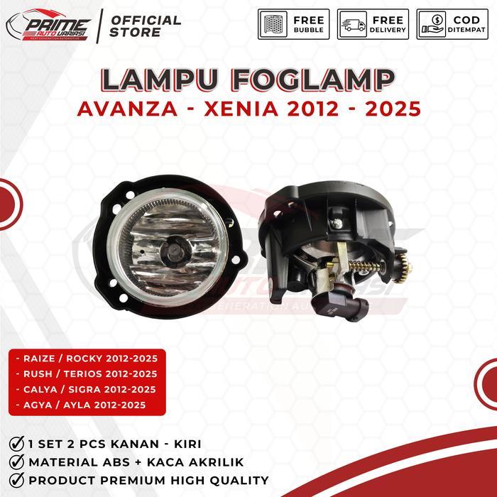 Foglamp Avanza Xenia Sigra Calya Rush Terios Raize Rocky Ayla Agya Kaca 2012 - 2025