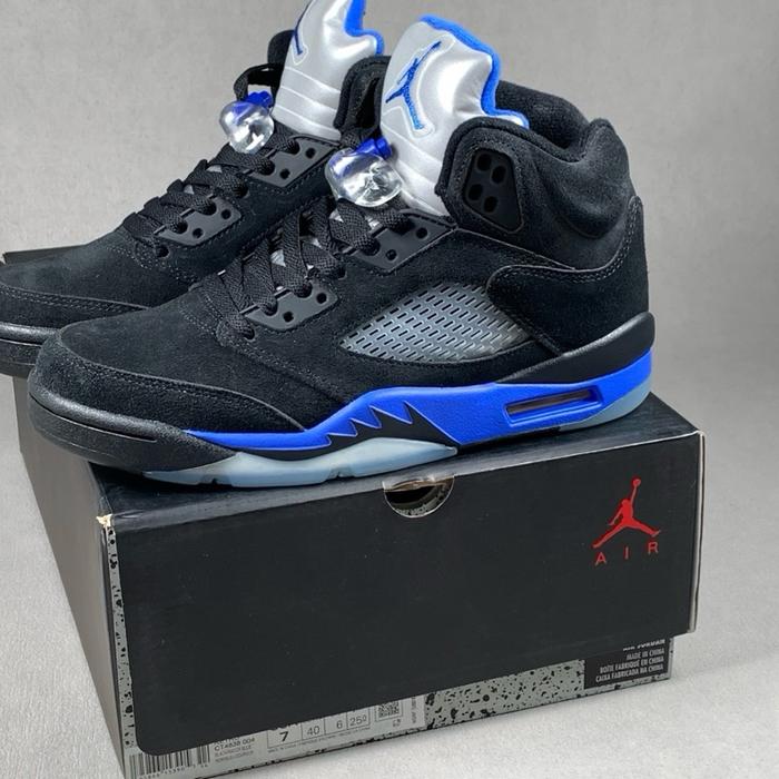 Sepatu Jordan 5 Retro Racer Blue