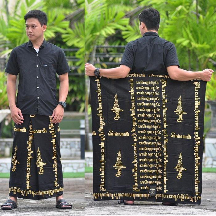 Sarung Batik Keris Hanacaraka