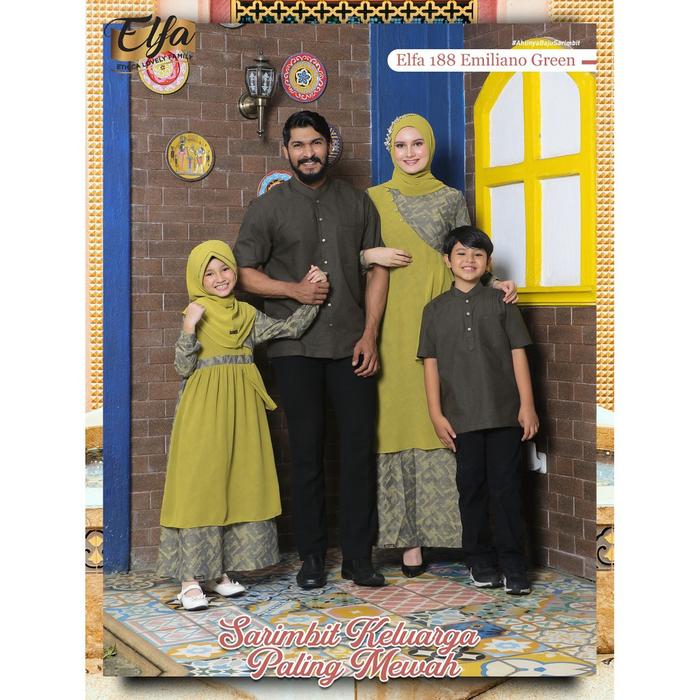 Ethica - Sarimbit Kondangan Elfa 188 Emiliano Green - Kagumi 184 - Kagumi Kids 73 - Kahfi 148
