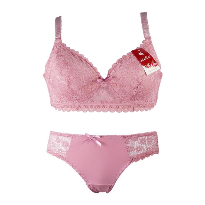 Scelta - Setelan Bra Dan Celana Dalam Pakaian Dalam Wanita Cd Semi Transparan Bh Sc 1790 Set