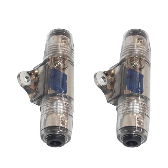 2pcs Waterproof Amplifier Compressor Mini Car Audio Fuse Holder Auto