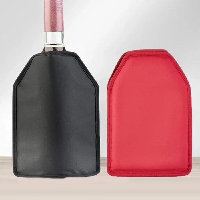 Wine Cooler Sleeve, Solid Gel Wine Sleeve, Reusable Wine Bottle Cooler