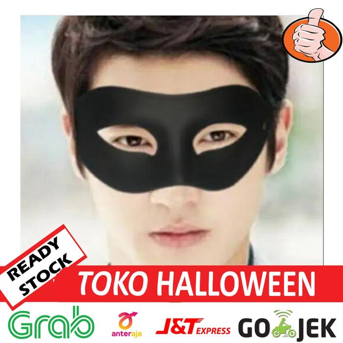 topeng hitam setengah wajah zoro mask