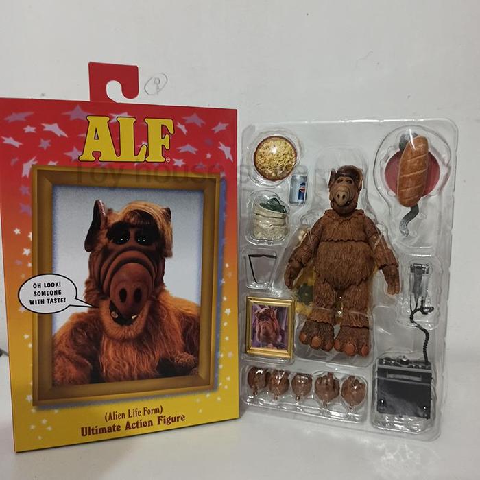 NECA Figure Ultimate Alien Life Form ALF Action Figure Oh Look! Someone With Taste Joint Movable Dol