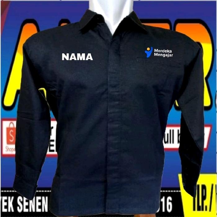 kantong 1 kemeja merdeka mengajar baju merdeka mengajar seragam merdeka mengajar Pdh merdeka mengaja